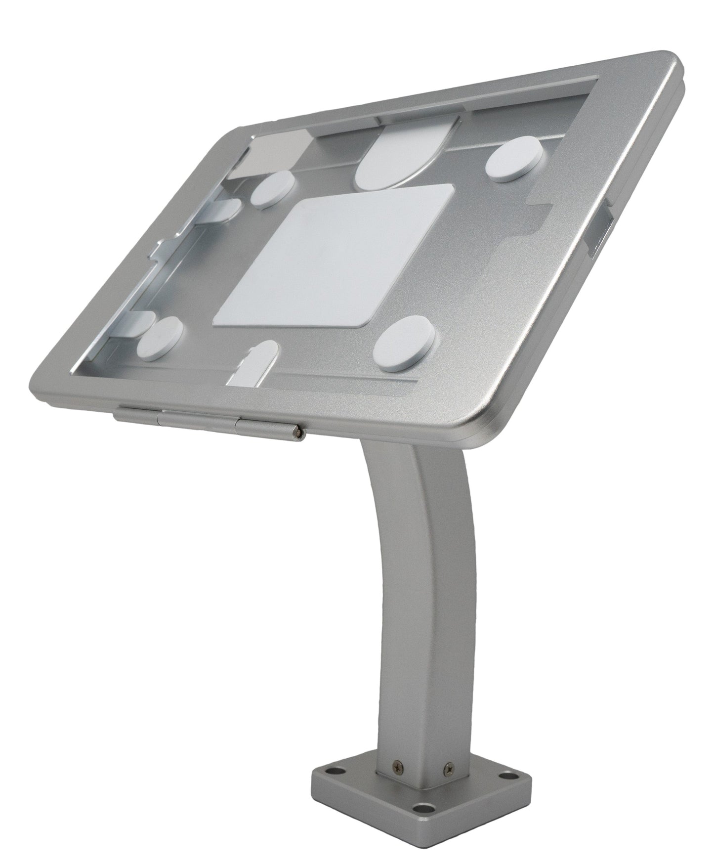 SYSTEM-S Wand und Tisch Halterung abschließbar für iPad 10 Pro 11 Air 4 5 in Grau