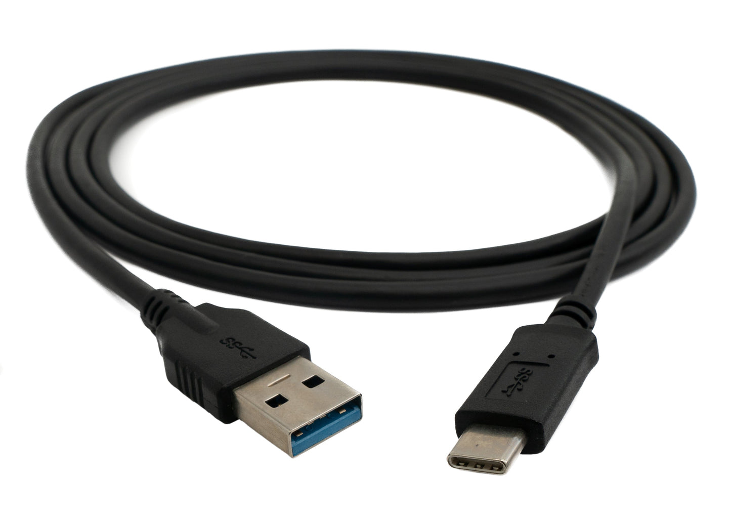 SYSTEM-S USB 3.1 cable 150 cm Type C male to 3.0 Type A male in black