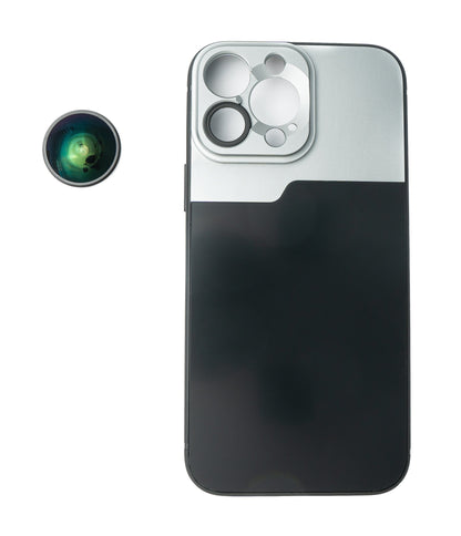 SYSTEM-S Fischaugen Linse Hülle Filter für Fotografie für iPhone 13 Pro Max