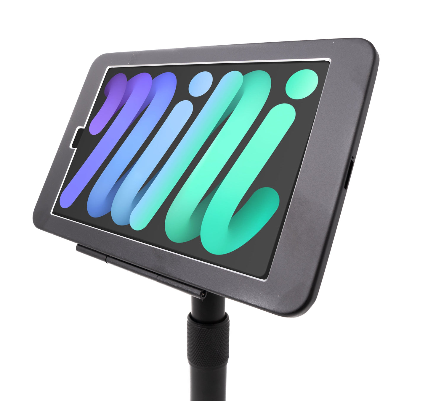 SYSTEM-S table stand 360° lockable holder for iPad Mini 6 (2021) in black