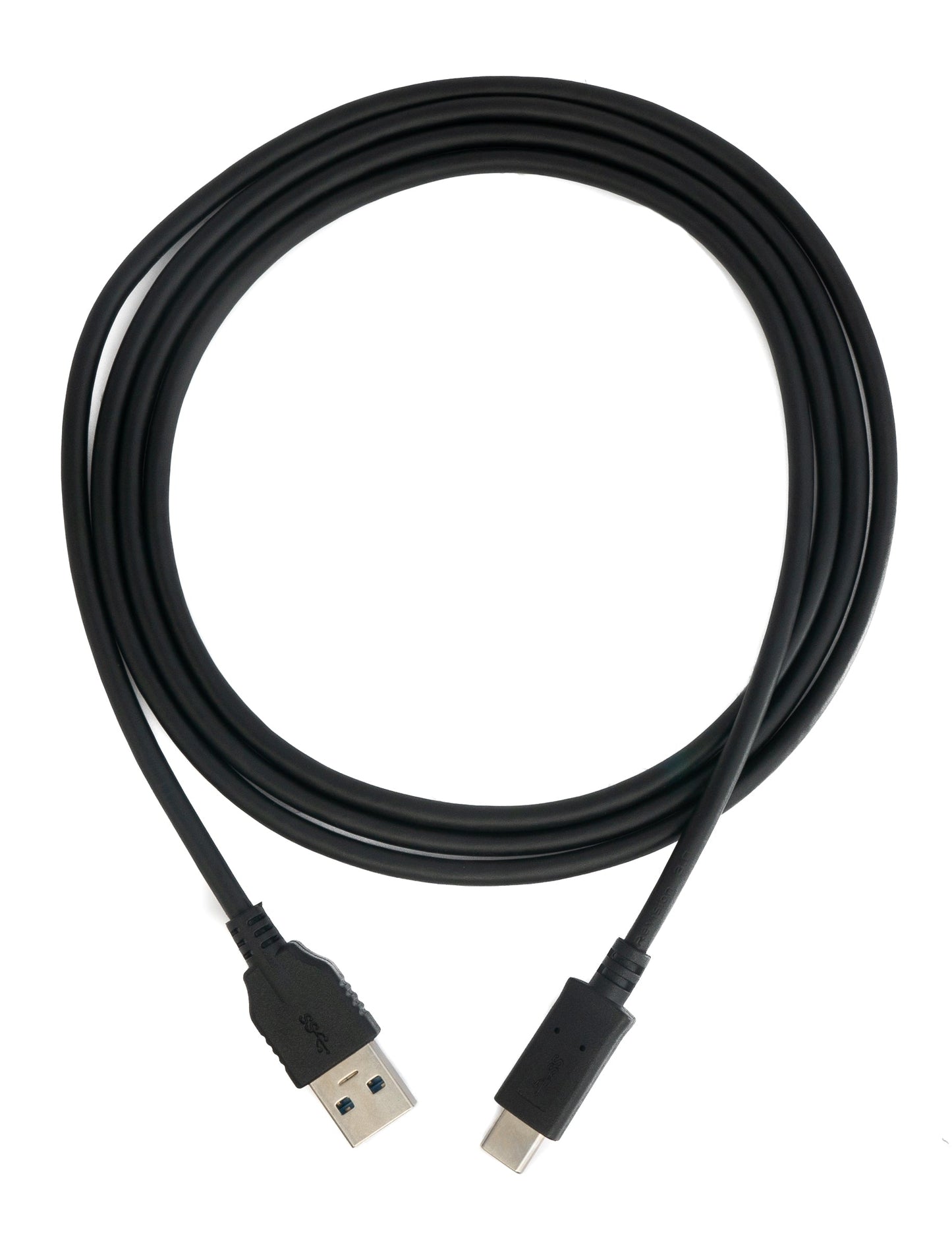 SYSTEM-S USB 3.1 cable 150 cm Type C male to 3.0 Type A male in black