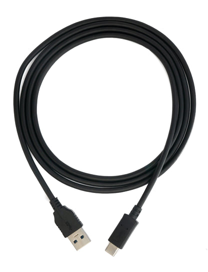 SYSTEM-S USB 3.1 cable 150 cm Type C male to 3.0 Type A male in black