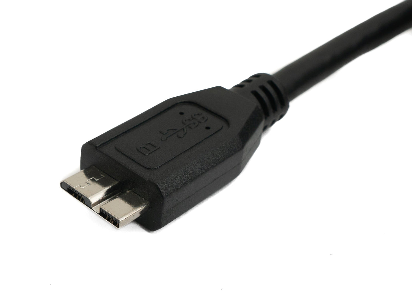SYSTEM-S USB 3.0 cable 3 m Micro B plug to Type A plug in black 