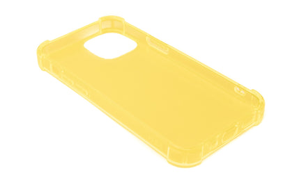 SYSTEM-S Schutzhülle aus Silikon in Gelb Transparent Hülle für iPhone 13 Mini