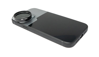 SYSTEM-S ND Filter Set 37 mm Neutraldichte mit Hülle und Tasche für iPhone 13 Pro Max