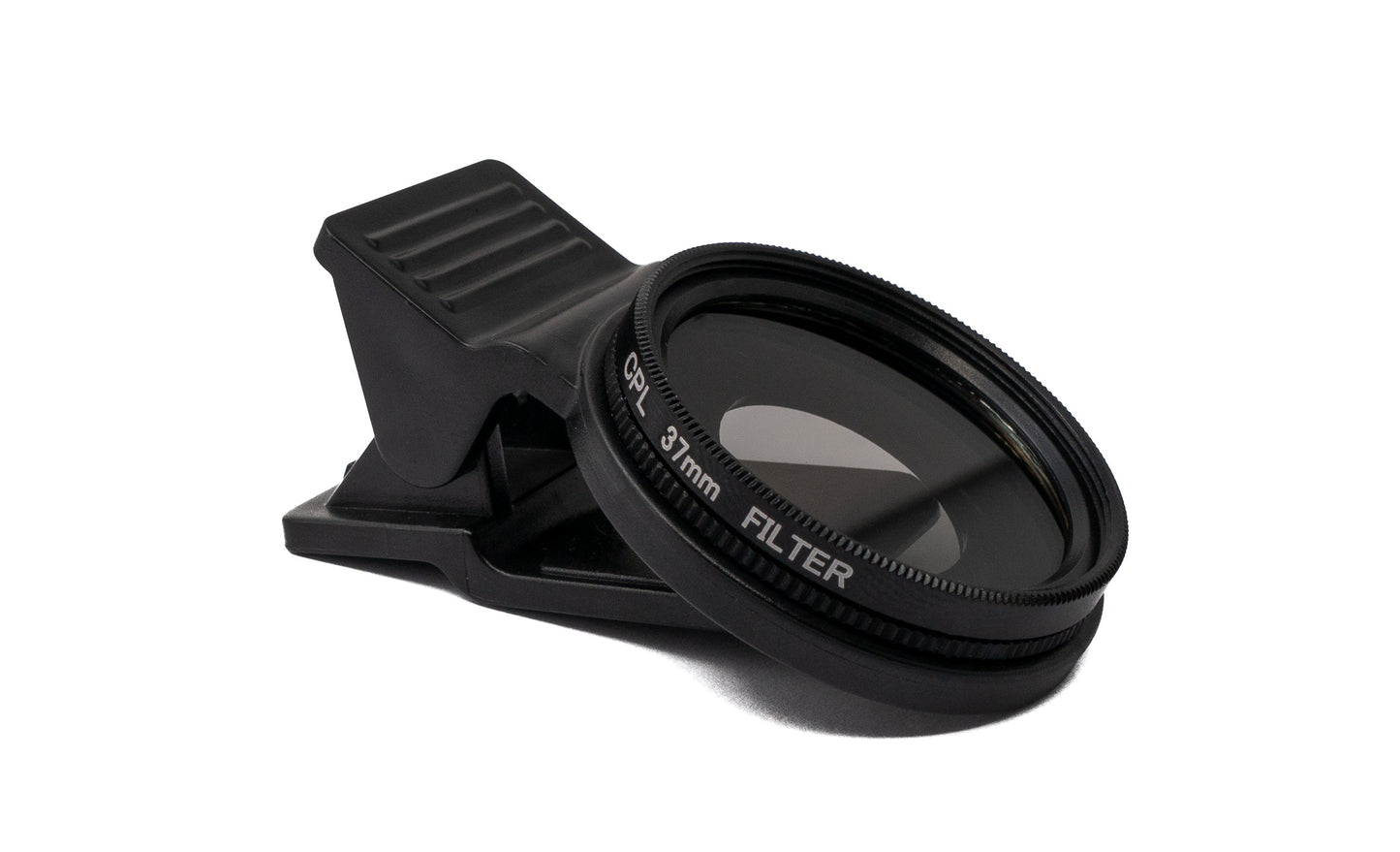 SYSTEM-S CPL Filter 37 mm lens with clip for smartphones in black