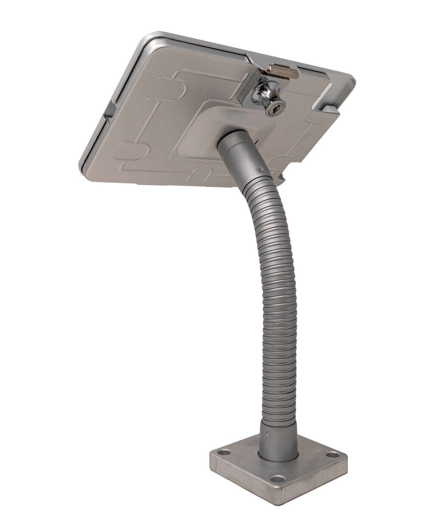 SYSTEM-S table mount 360° stand lockable flexible for iPad Mini 6 (2021) Gray