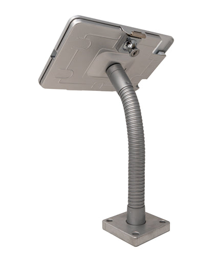 SYSTEM-S table mount 360° stand lockable flexible for iPad Mini 6 (2021) Gray