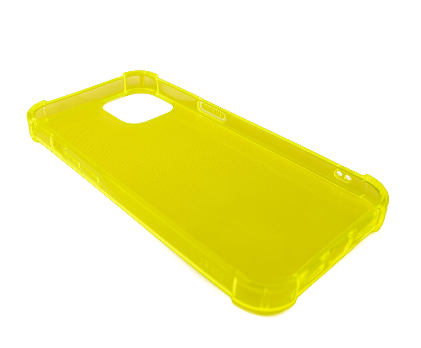 SYSTEM-S protective silicone case in yellow transparent case for iPhone 13