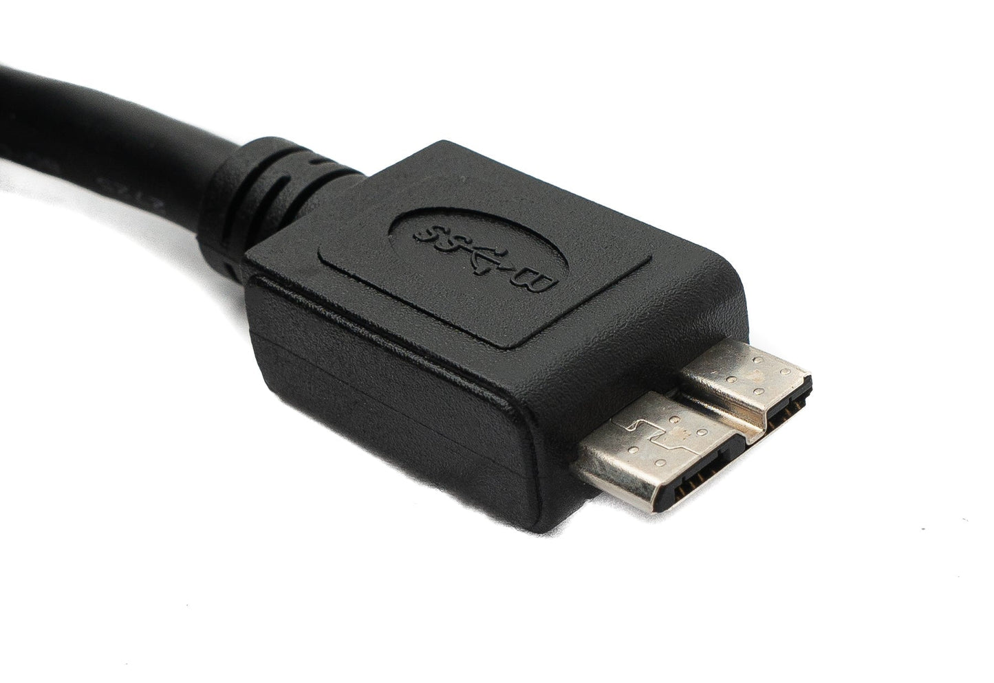 SYSTEM-S USB 3.0 cable 8 m Micro B plug to A plug in black