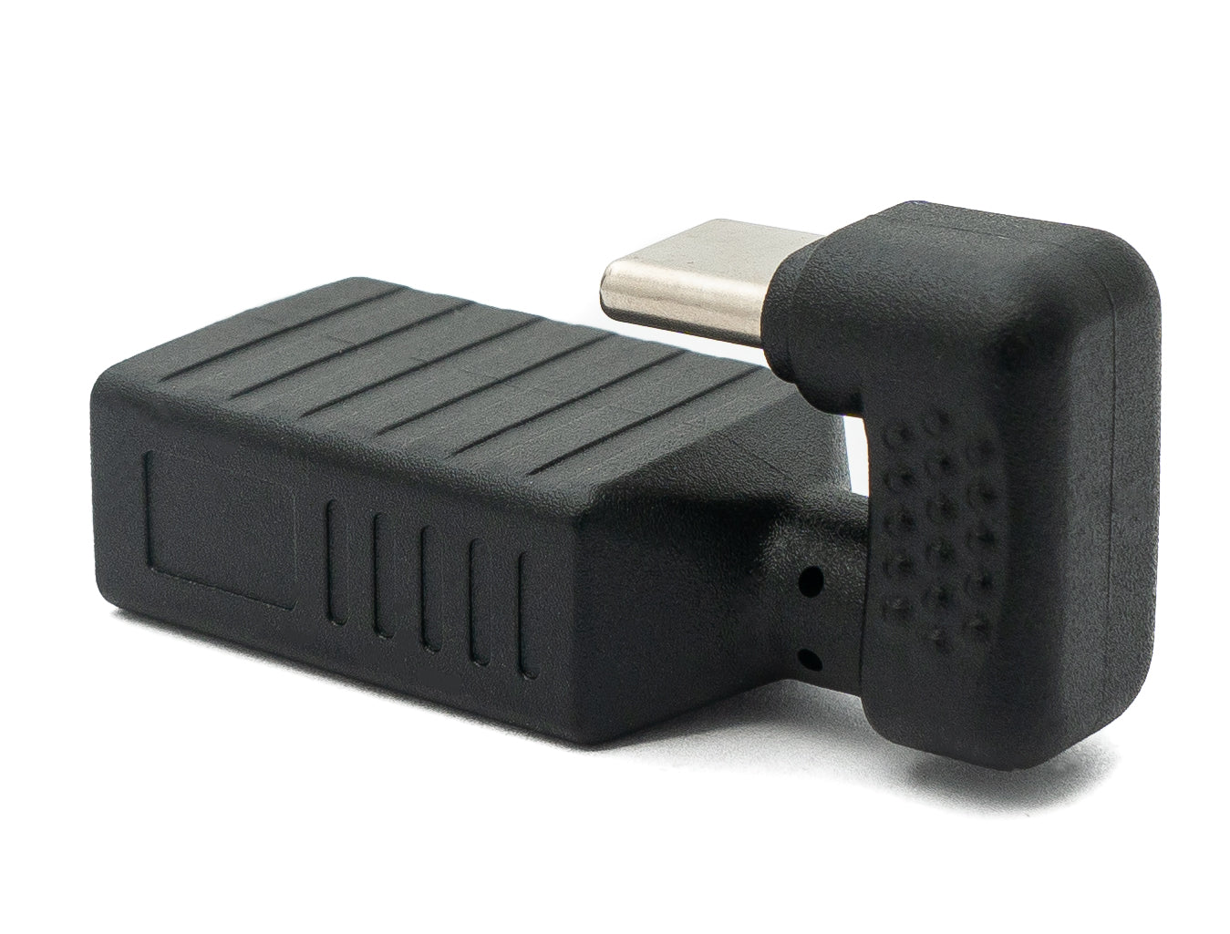 SYSTEM-S USB 3.1 U Turn 180° Adapter Type C Male to 3.0 Type A Female Cable in Black