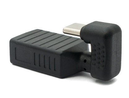 SYSTEM-S USB 3.1 U Turn 180° Adapter Type C Male to 3.0 Type A Female Cable in Black