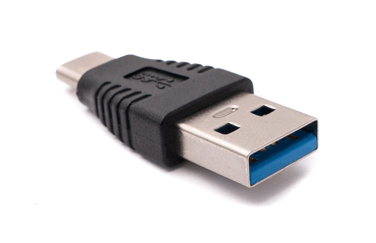 SYSTEM-S USB 3.1 Adapter Type C Male to 3.0 Type A Male Cable in Black