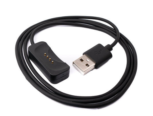 USB 2.0 cable 100 cm for Oppo Watch 4 3 2 1 pro SE for OnePlus Watch 2 Smartwatch in black