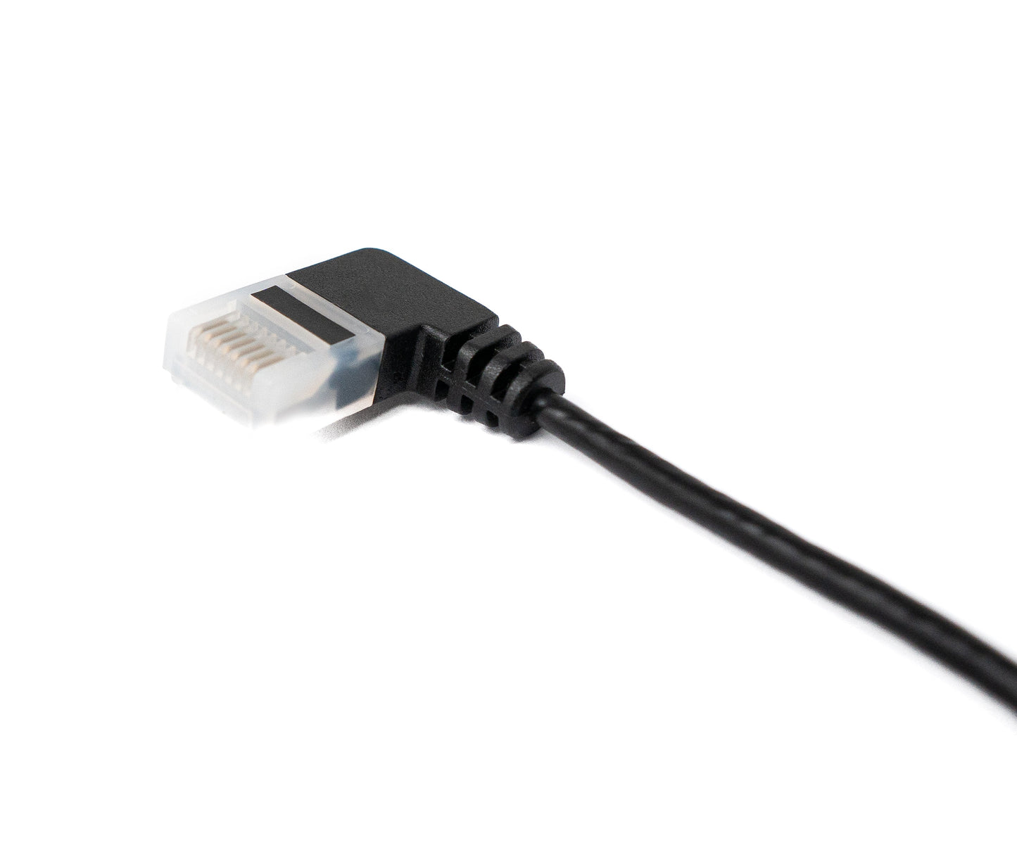 SYSTEM-S LAN Kabel 25 cm RJ45 8P8C STP Cat6 Stecker zu Stecker Winkel Schwarz