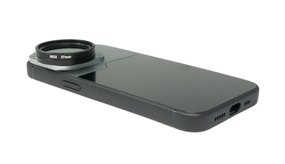SYSTEM-S ND Filter Set 37 mm Neutral Density with Case and Bag for iPhone 13 Pro