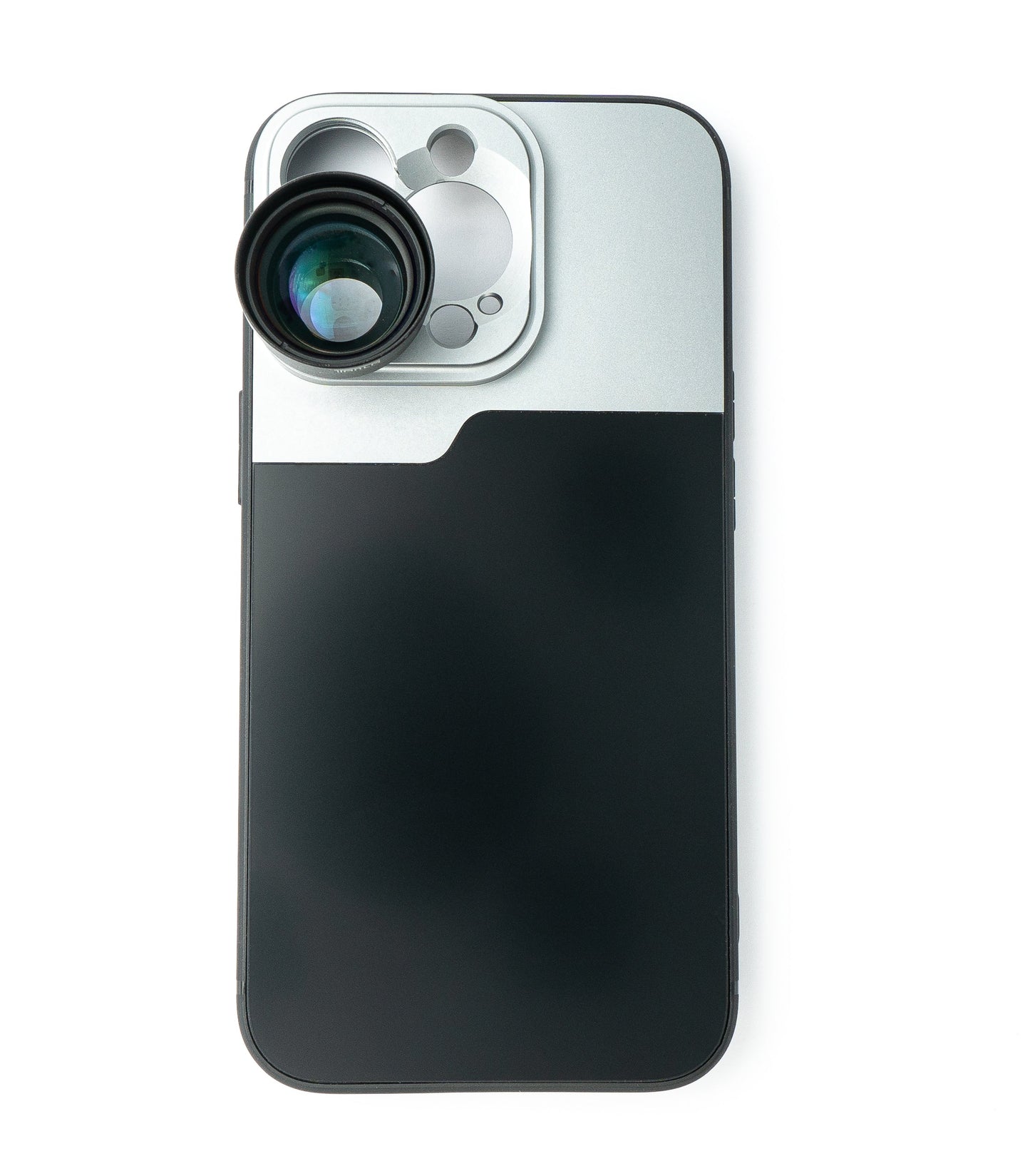 SYSTEM-S Zoom Lens 3x Telephoto Lens Filter with Case in Black for iPhone 13 Pro 