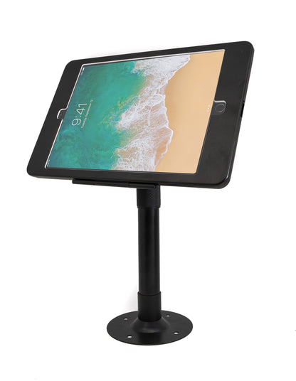 SYSTEM-S Tischständer 360° Halterung abschließbar für iPad Pro 11,0" (2018) in Schwarz