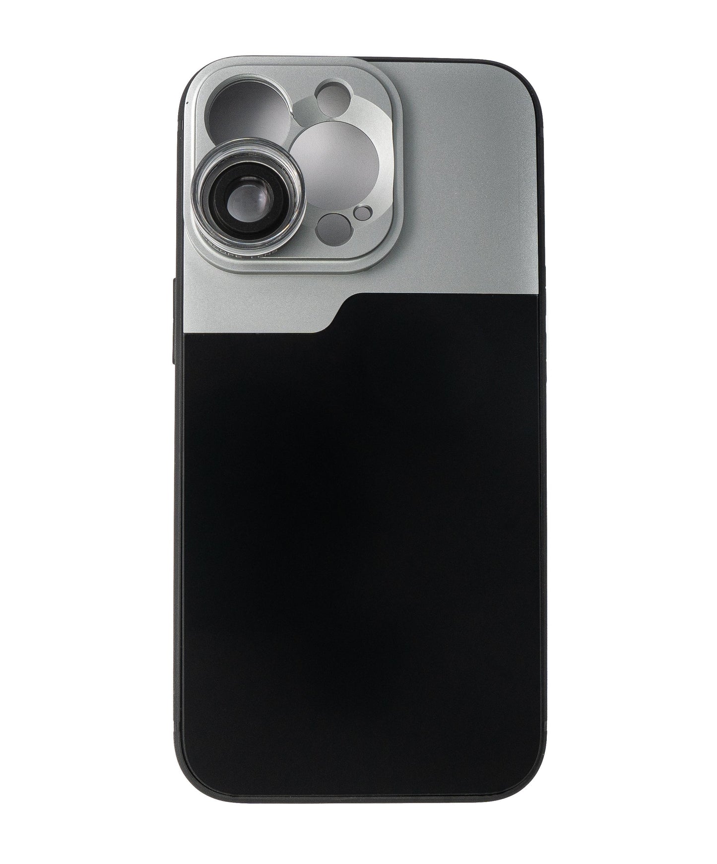SYSTEM-S Macro Lens 30x Microscope Filter with Case in Black for iPhone 13 Pro