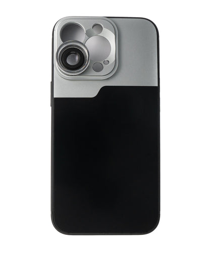 SYSTEM-S Macro Lens 30x Microscope Filter with Case in Black for iPhone 13 Pro