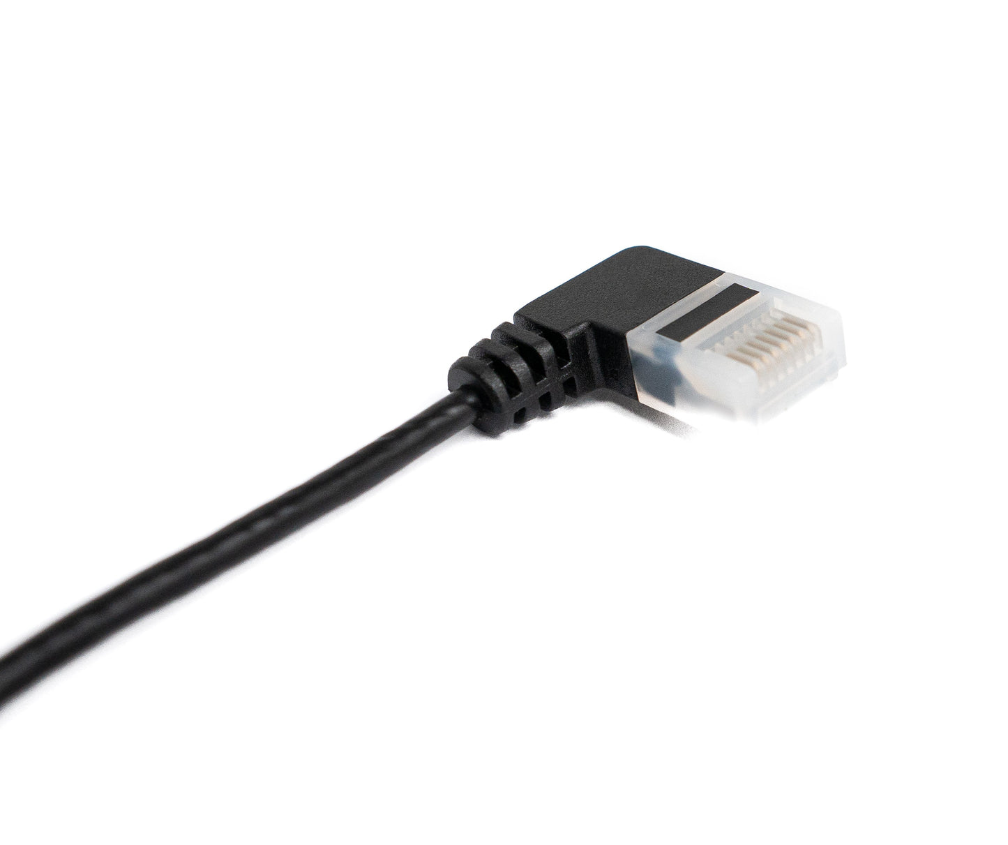 SYSTEM-S LAN Kabel 25 cm RJ45 8P8C STP Cat6 Stecker zu Stecker Winkel Schwarz