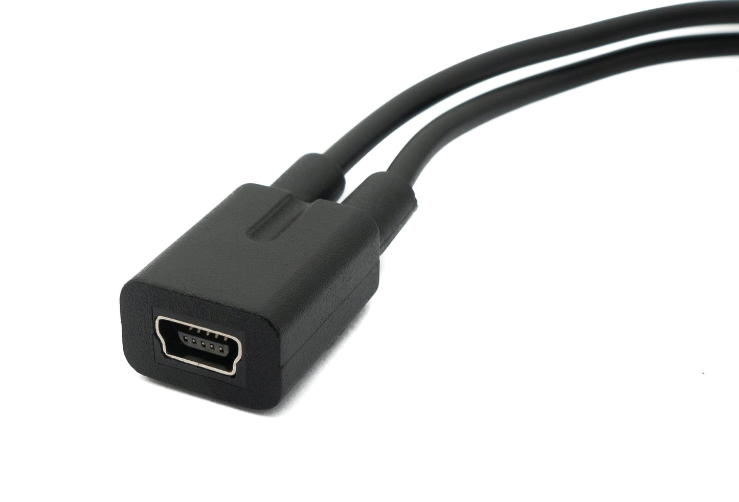 SYSTEM-S USB 2.0 cable 30cm Mini B female to male &amp; Micro B male in black