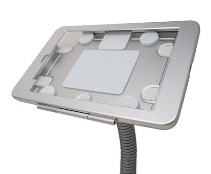 SYSTEM-S table mount 360° stand lockable flexible for iPad Mini 6 (2021) Gray