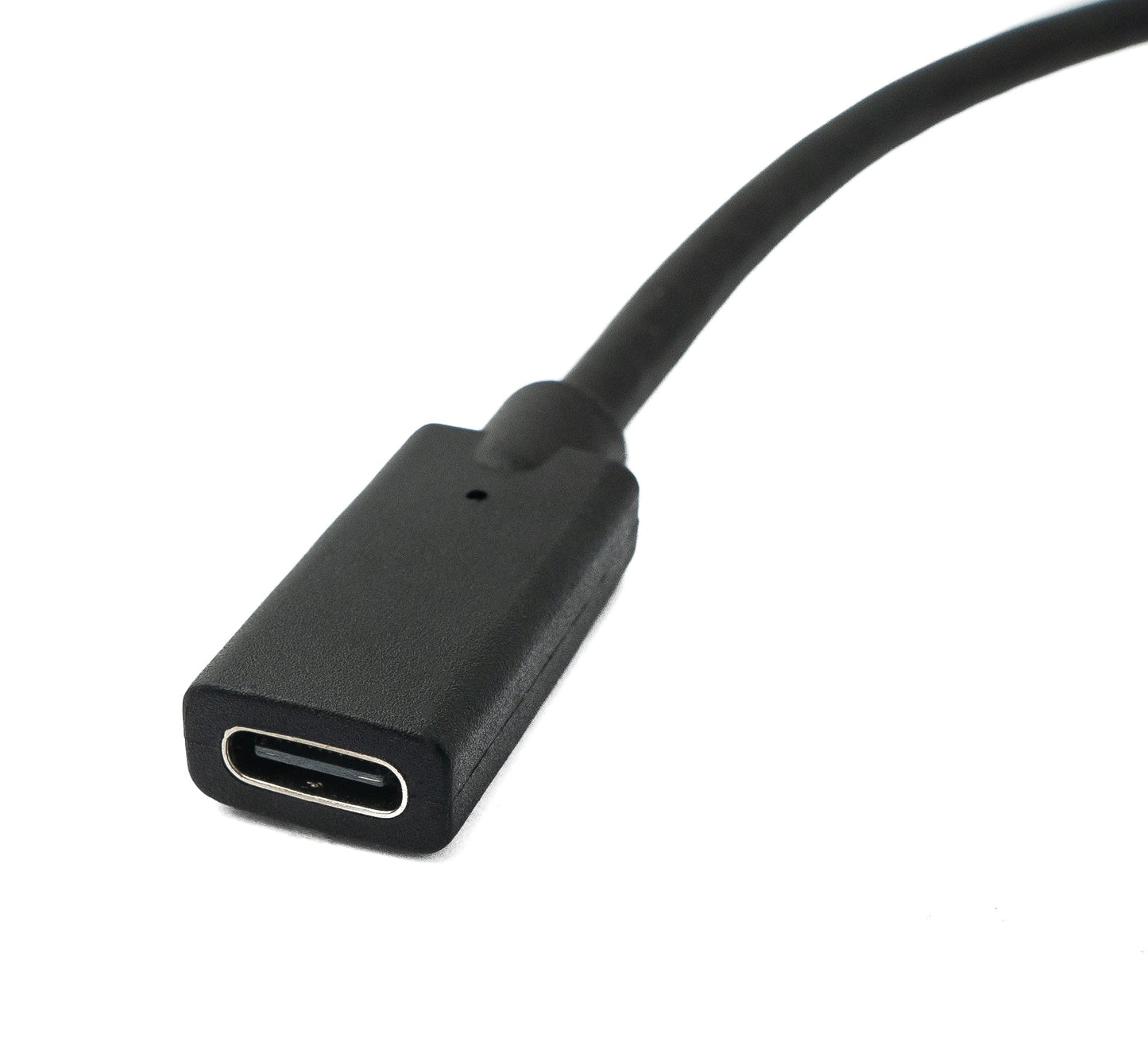 SYSTEM-S USB 3.1 Gen 2 100W  Kabel 30 cm Typ C Stecker zu Buchse Schraube Winkel