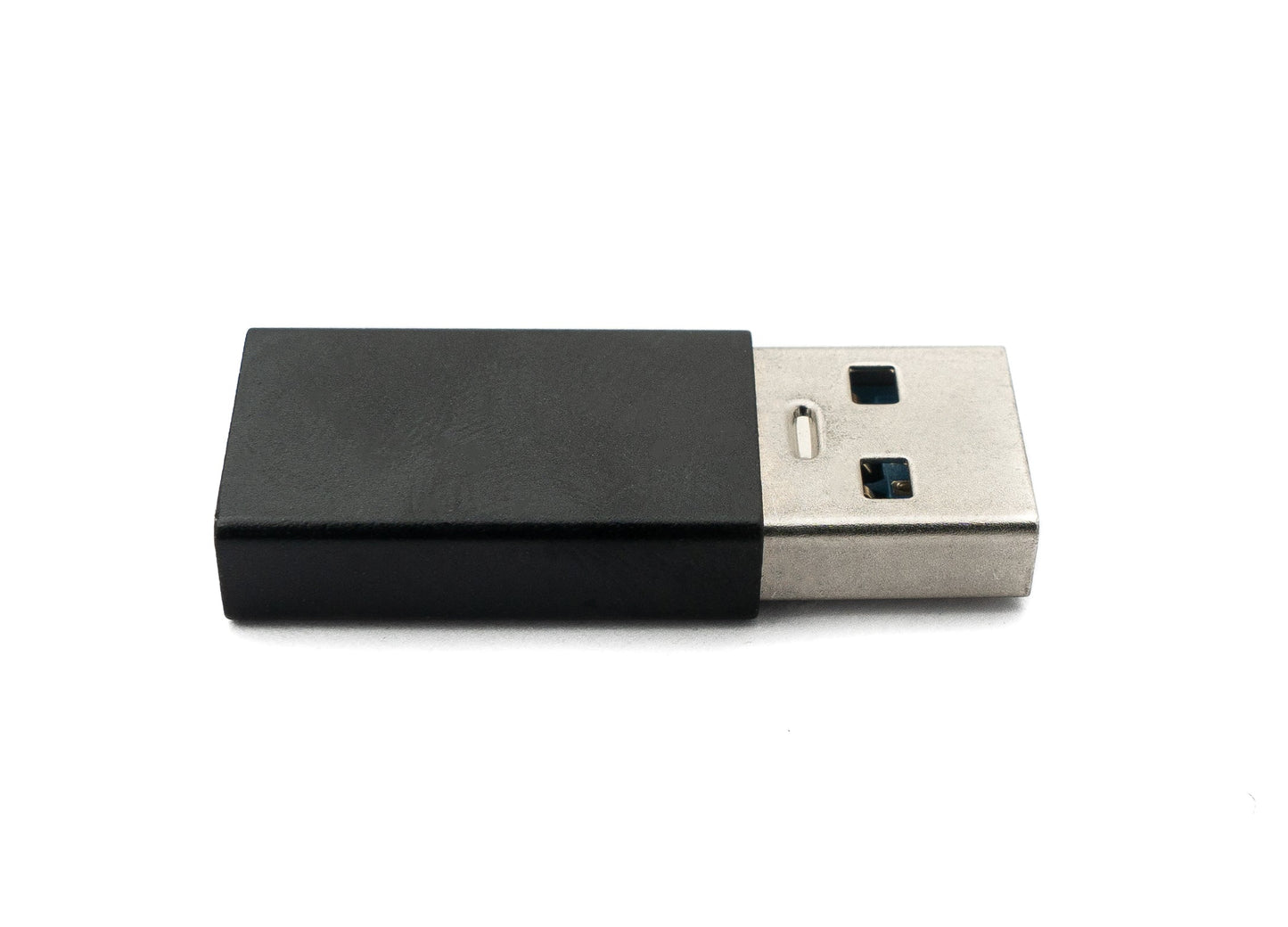 SYSTEM-S USB 3.1 adapter type C female to 3.0 type A male cable in black