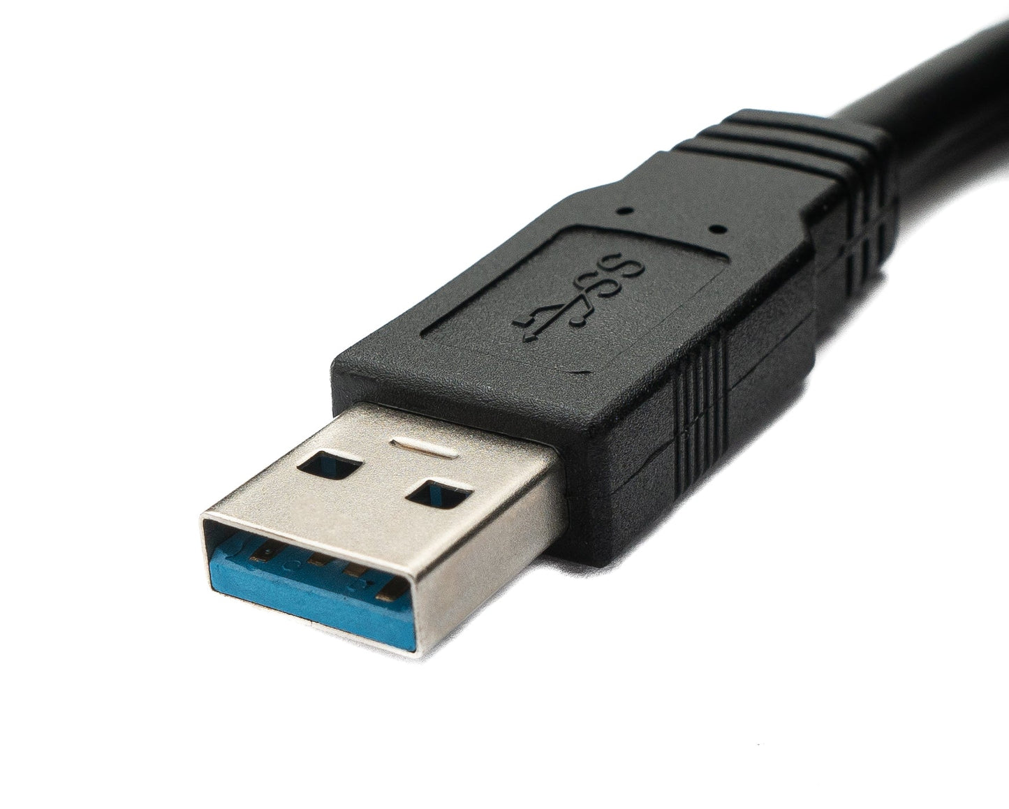 SYSTEM-S USB 3.0 cable 8 m Micro B plug to A plug in black