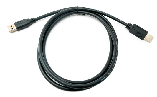SYSTEM-S USB 3.0 cable 150 cm type B male to A male in black