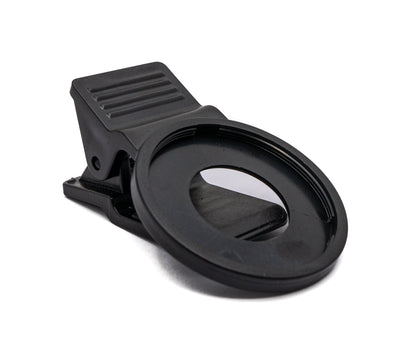 SYSTEM-S ND4 Linse 37 mm Neutraldichte Grau Filter mit Clip für Smartphones in Schwarz