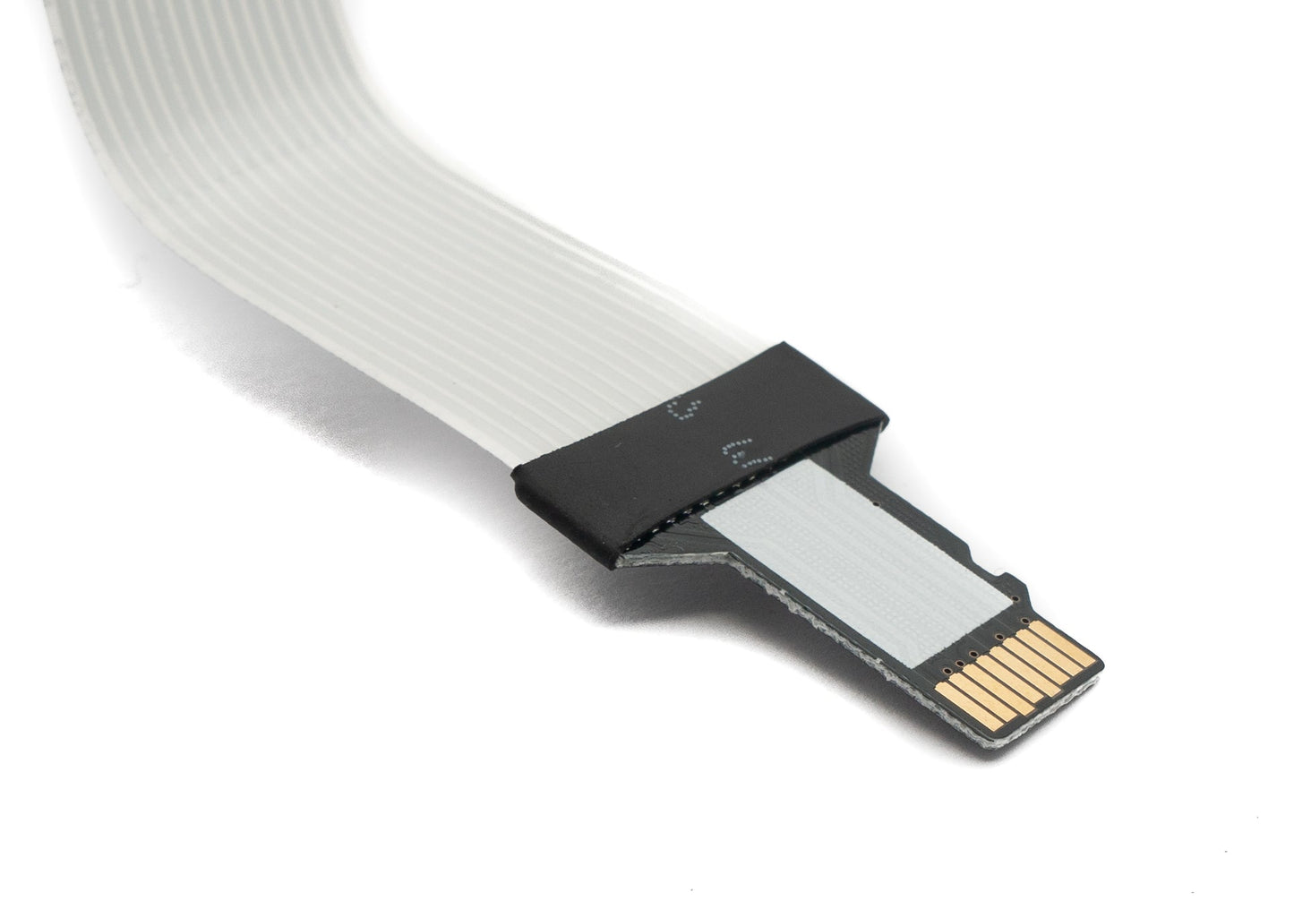 SYSTEM-S SD Karte 25 cm Kabel Micro SD Stecker zu Standard Buchse Verlängerung Adapter