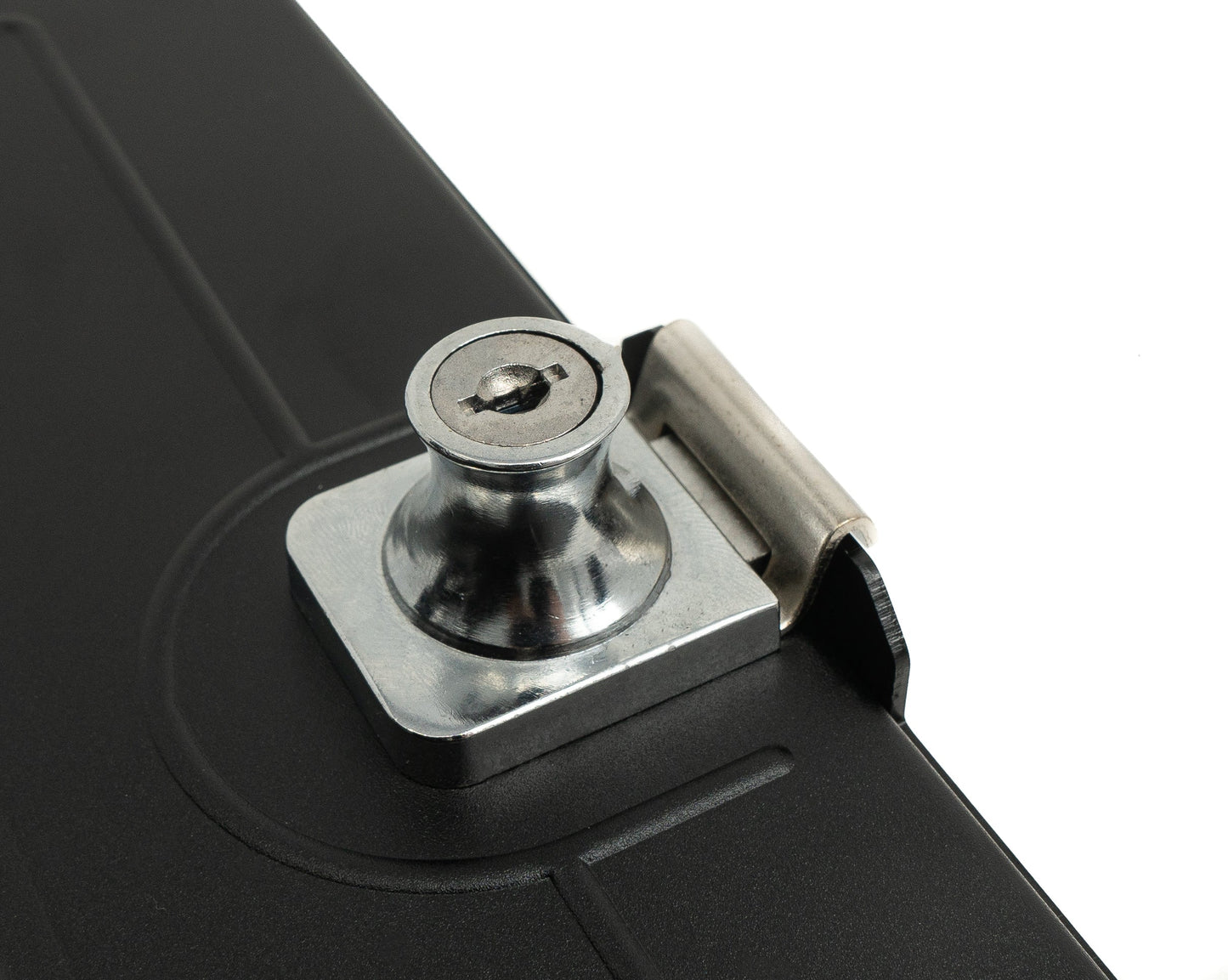 SYSTEM-S Wand Halterung abschließbar 360° für iPad Pro 12.9" 2018 2020 2021 in Schwarz