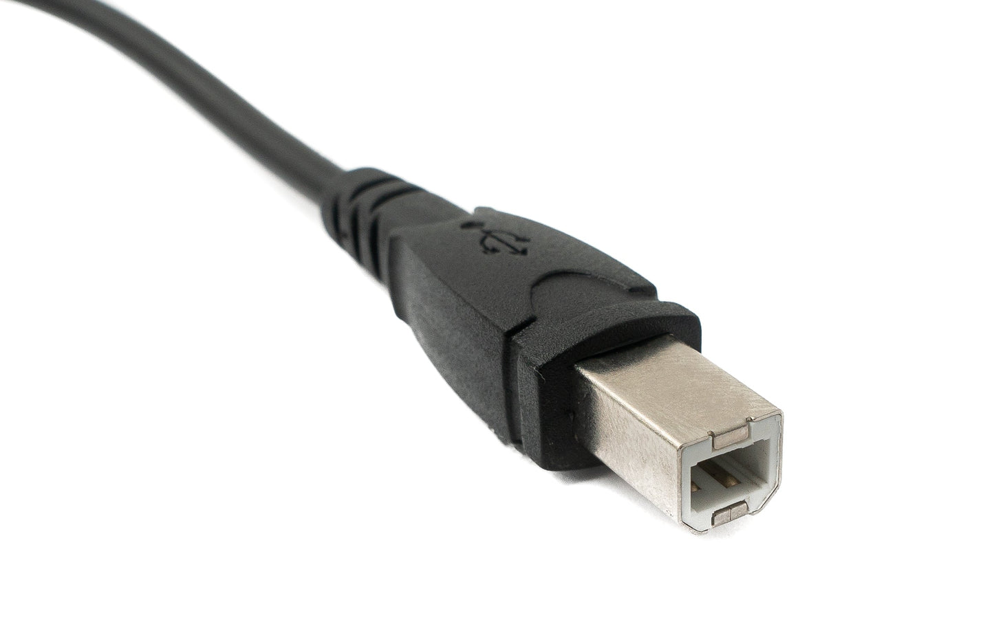 SYSTEM-S USB 2.0 Kabel 30cm Typ B Stecker zu 5 polig Leiterplattenstecker Schwarz
