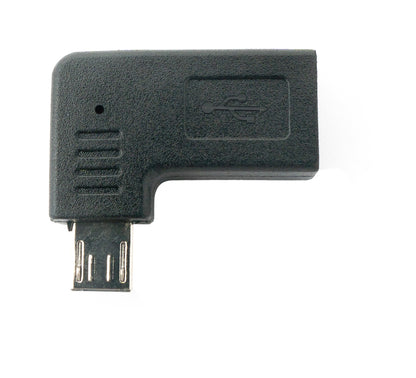 SYSTEM-S USB 3.1 Adapter Typ C Buchse zu 2.0 Micro B Stecker Winkel  Rechts