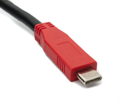 SYSTEM-S USB 3.1 One Way Cable 8 m Type C Male to Male in Black