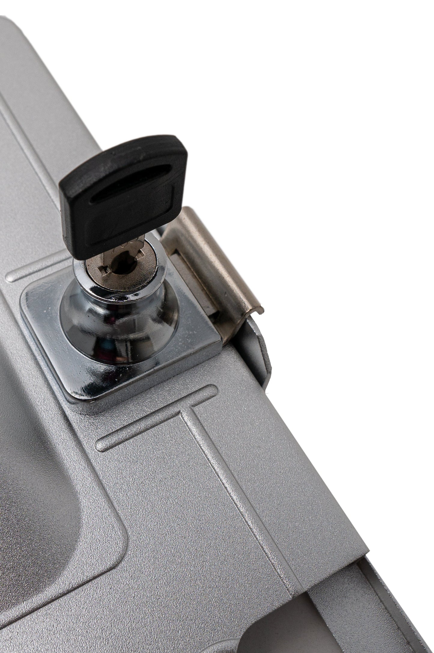 SYSTEM-S Boden Ständer  120cm neigbar Halterung abschließbar für iPad Mini 6 (2021) in Grau