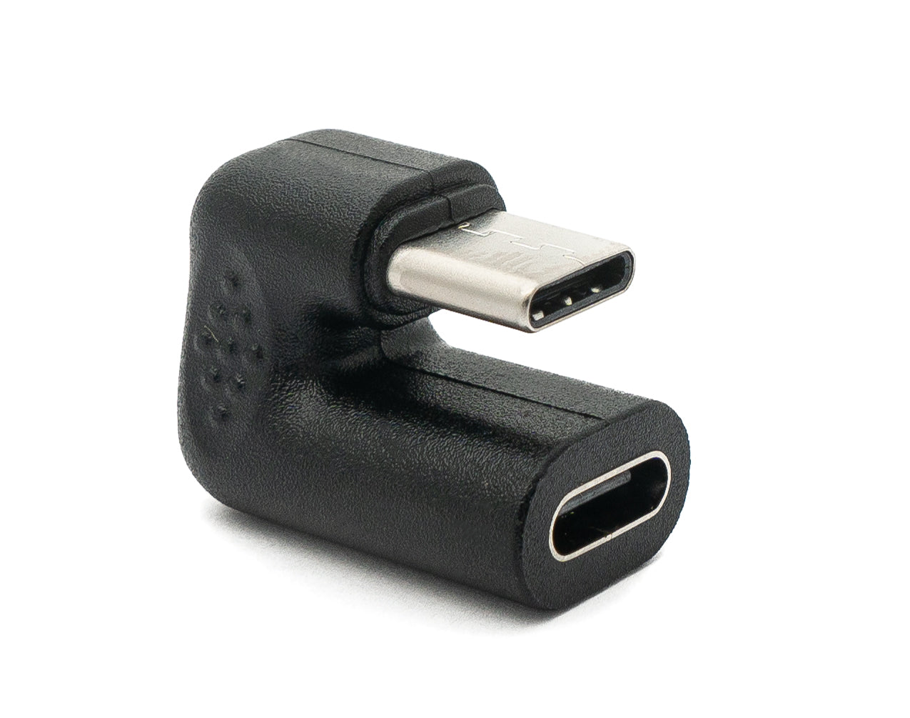 SYSTEM-S USB 3.1 U Turn 180° Adapter Type C Female to Male Cable in Black