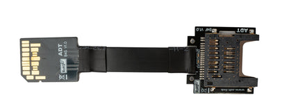 SYSTEM-S SD Karte 10 cm Kabel Standard SD Stecker zu Standard Buchse Verlängerung Adapter
