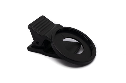 SYSTEM-S Stern Filter 8 Punkt 37 mm Star Light Linse mit Clip für Smartphones in Schwarz