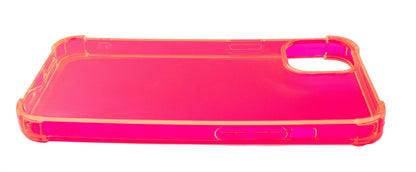 SYSTEM-S Schutzhülle aus Silikon in Pink Transparent Hülle für iPhone 13