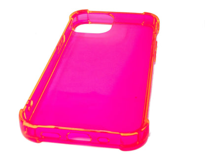SYSTEM-S Schutzhülle aus Silikon in Pink Transparent Hülle für iPhone 13 Mini