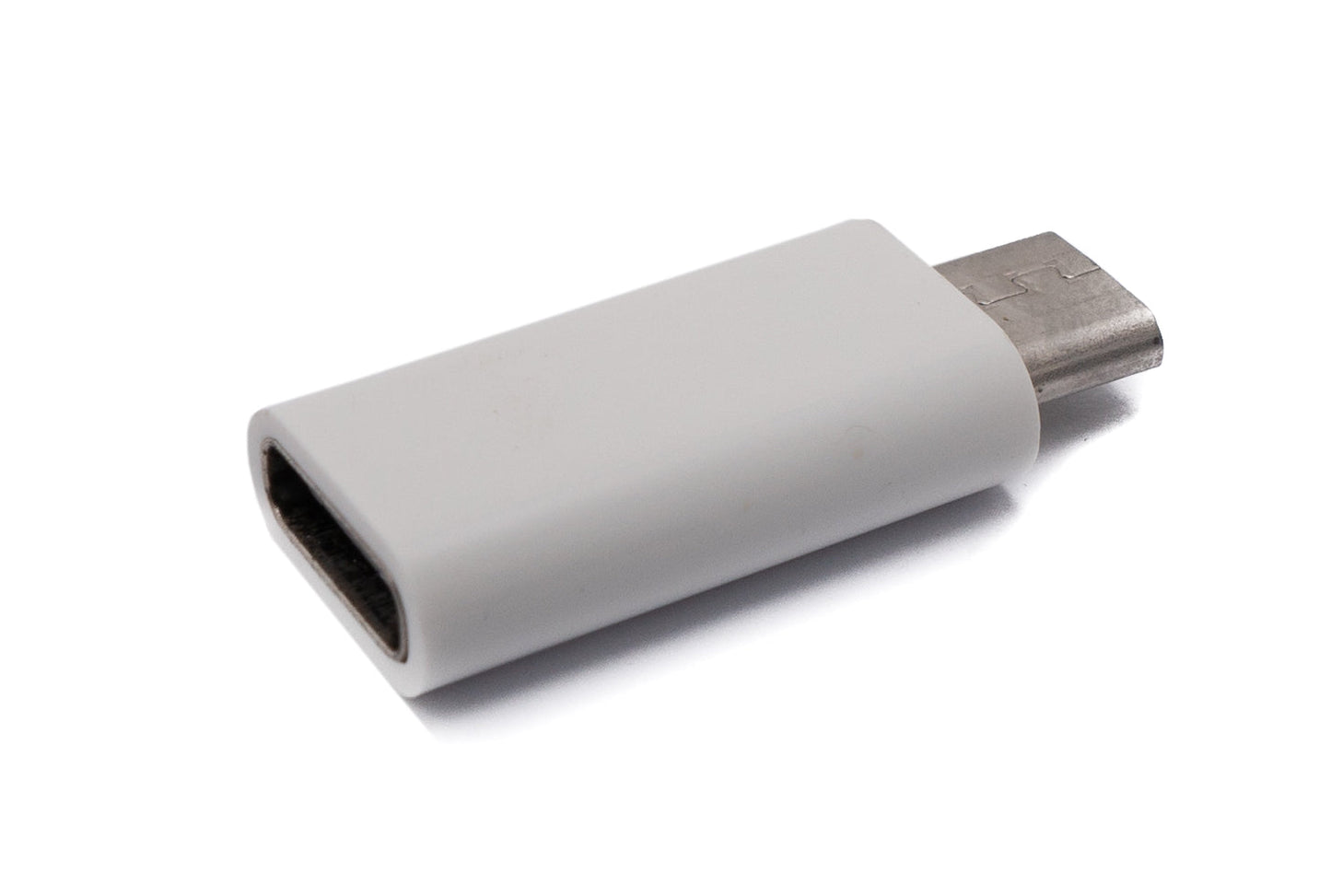 SYSTEM-S USB 3.1 Adapter Typ C Buchse zu 2.0 Micro B Stecker Kabel in Weiß