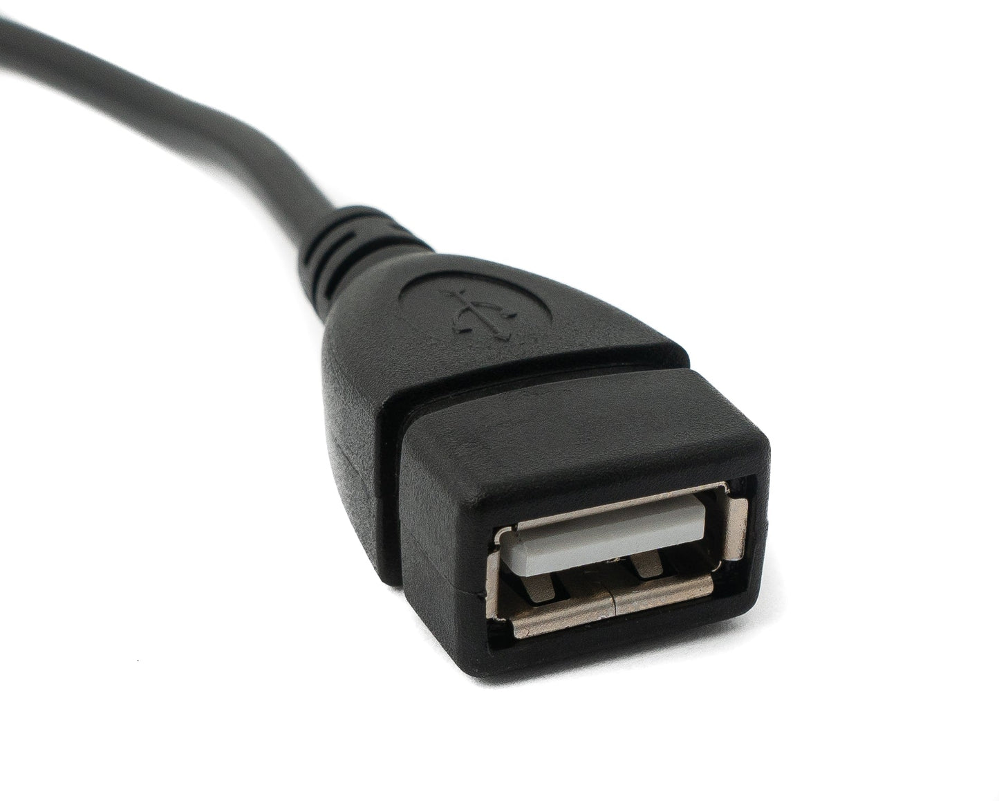 SYSTEM-S USB 2.0 Kabel 30 cm Typ A Buchse zu 5 polig Leiterplattenstecker Schwarz