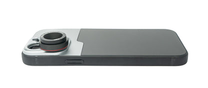 SYSTEM-S Makro Linse 2.8x HD Filter mit Hülle in Schwarz für iPhone 13 Pro Max
