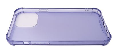 SYSTEM-S Schutzhülle aus Silikon in Lila Transparent Hülle für iPhone 13 Pro Max