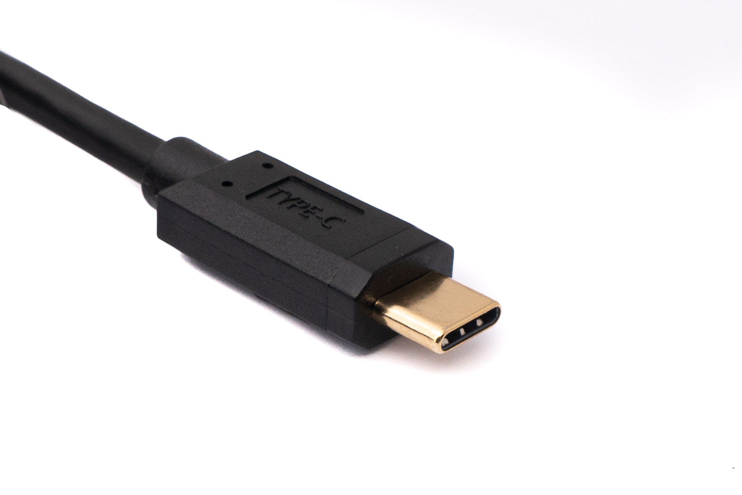 SYSTEM-S USB 3.1 Kabel 30 cm Typ C Stecker zu Buchse Schraube Adapter in Schwarz