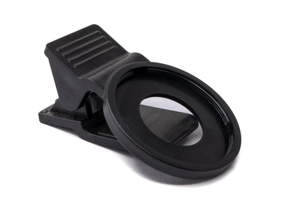 SYSTEM-S Farbfilter Lila 37 mm Linse Farbe mit Clip für Smartphones in Schwarz