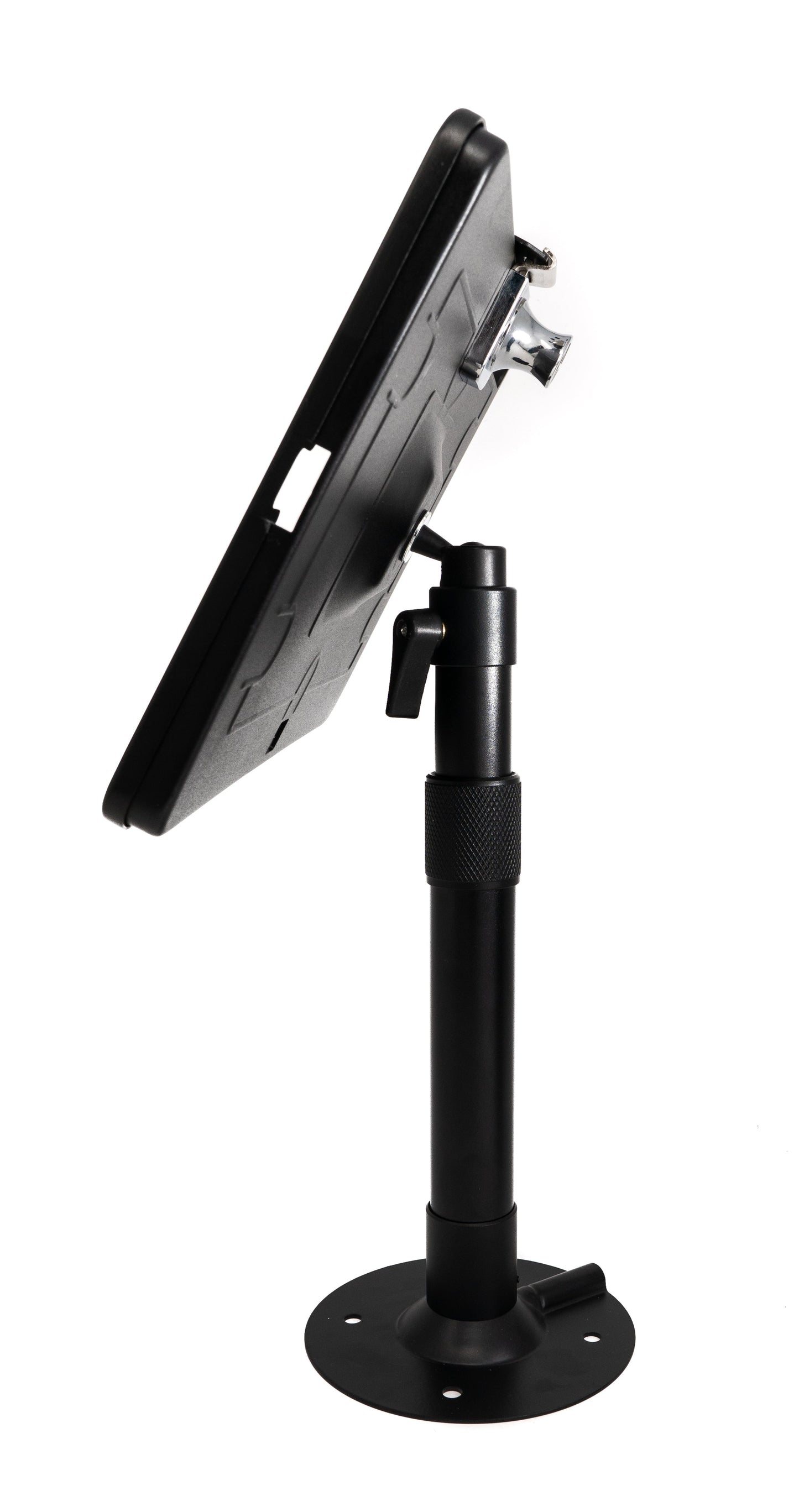 SYSTEM-S Tischständer 360° Halterung abschließbar für iPad Pro 11,0" (2018) in Schwarz